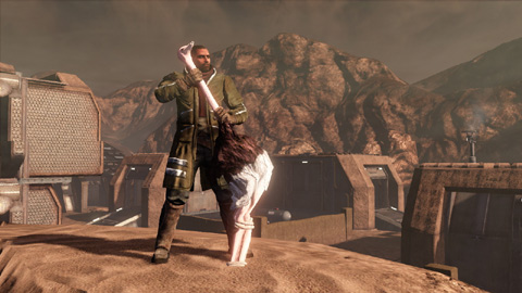 画像集#001のサムネイル/エイプリルフールが真実に。「Red Faction」にダチョウハンマーが登場