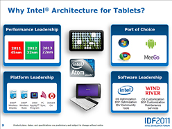画像ギャラリー No.010のサムネイル画像 / Intel,Atomプロセッサのロードマップをアップデート。「Medfield」と「Cloverview」は2012年,「Cedarview」は年内登場か
