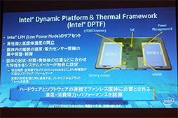 画像ギャラリー No.009のサムネイル画像 / Intel,新型Atomこと「Bay Trail-T」で実現された高速化の仕組みを明らかに。タブレットの発熱を細かく制御する「DPTF」も初公開