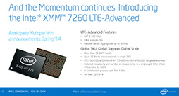 画像集#013のサムネイル/Intel,Silvermont世代のスマホ向けSoC「Atom Z3400/Z3500」を発表。Snapdragon 800やApple A7をしのぐ性能をアピール