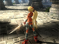 画像集#001のサムネイル/露出度が高めの美少女が暴れ回る「X-Blades」。最新SSが公開に