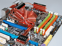 画像集#004のサムネイル/順当な性能向上。MSI製のIntel P45マザー「P45 Platinum」を試す