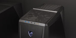 画像ギャラリー No.008のサムネイル画像 / オーバークロック時はワンボタンで筐体を開いて冷却強化するデスクトップPCが目玉。ASUSの「R.O.G.」ゲームPC計4モデルが発表に