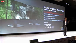 ������#003�Υ���ͥ���/��CES 2014�ϡ�®���ASUS��G-SYNC�б���27�����2560��1440�ɥåȱվ��ǥ����ץ쥤��ȯɽ��799�ɥ�