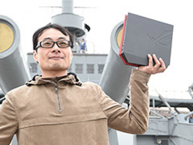 PR】世界初！ ASUSのデスクトップPC「ROG GR6」を戦艦三笠艦内に設置し