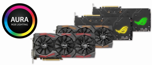画像ギャラリー No.002のサムネイル画像 / R.O.G.のSTRIXシリーズからLEDイルミネーション付きのOC版GTX 1080が登場