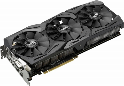 定格クロック仕様で大型クーラー搭載のROG STRIX版GTX 1070が発売
