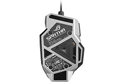 画像ギャラリー No.004のサムネイル画像 / ASUS，ワイヤレス＆ワイヤード両対応のMMO向け多ボタンマウス「ROG Spatha」を発表。秋葉原では9月9日に2店舗で先行販売開始