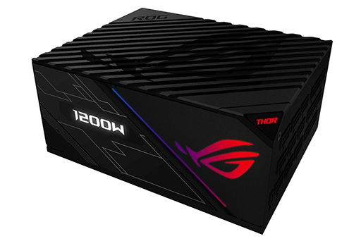 画像ギャラリー No.002のサムネイル画像 / ASUS,ROGブランド初のATX電源ユニットを国内発売。有機ELパネルとAura Sync対応のカラーLED搭載