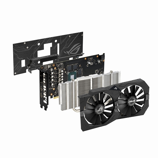 画像ギャラリー No.002のサムネイル画像 / ASUS,Aura Sync対応LEDを備えたOC仕様のGTX 1650搭載カードを発売