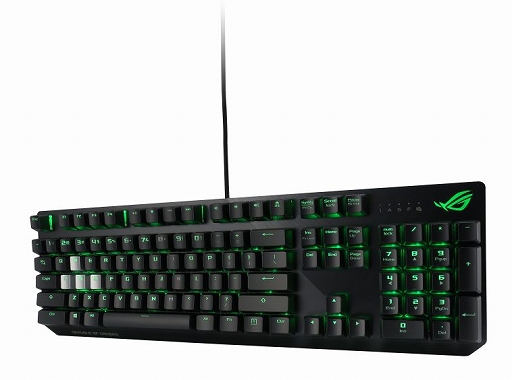 画像ギャラリー No.003のサムネイル画像 / ASUS,光学式スイッチ採用のゲーマー向けキーボード2製品3モデル発売