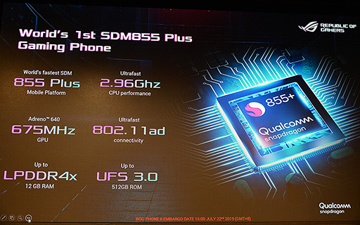 ASUSòޡȥեʡROG Phone IIפȯɽ6.59ͭELѥͥSnapdragon 855 PlusѤ