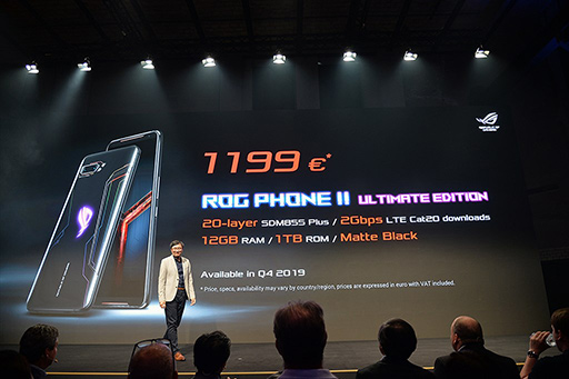 ASUSޡޡȥեROG Phone IIפԾȯɽ1TBȥ졼ܤΡUltimate Editionפо