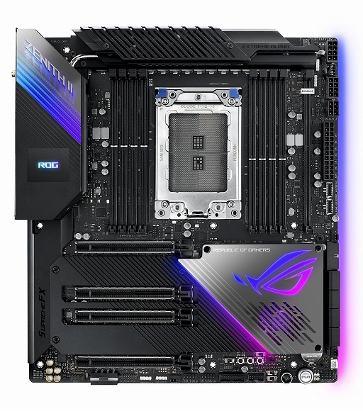 画像(002)電源回路を強化した第3世代Threadripper用TRX40マザーがASUSから