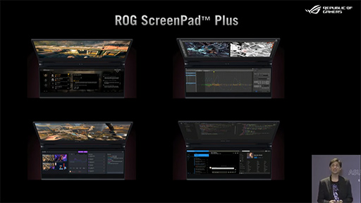 画像集#004のサムネイル/ASUS，独自外付けGPUボックスとつながるゲーマー向け2-in-1「ROG Flow X13」など，多数のゲーマー向けノートPCや周辺機器を発表