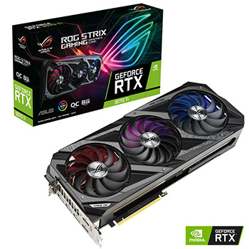 ASUS,ROGとTUF GamingからRTX 3070 Ti搭載カード計2製品を発売