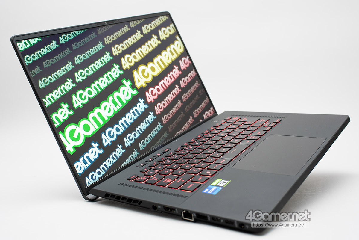 ASUS「ROG Zephyrus M16」テストレポート。アスペクト比16:10の