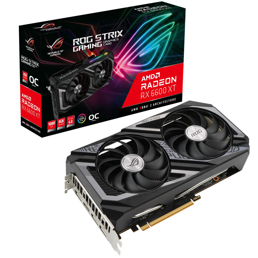 ASUS,独自クーラー採用のRX 6600 XT搭載カード計2製品を発売