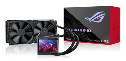 ASUS,小型液晶搭載の簡易液冷CPUクーラー「Ryujin」新モデルを発売
