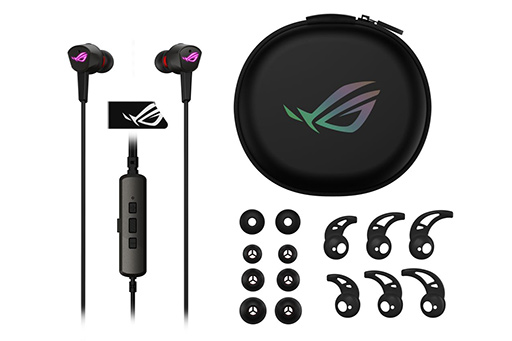 ノイズキャンセリング機能付きゲーマー向けイヤフォンがASUSから