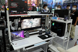 ���������꡼ No.015�Υ���ͥ������ / ��TGS2022��ASUS������̤ȯɽ���ʤ����Ÿ����41.5�����緿ͭ��EL�ǥ����ץ쥤��PG42UQ�פȡ�ROG Phone 6�פ����ܤ�