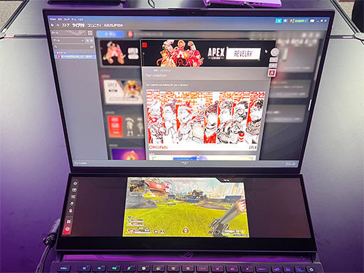 画像集 No.007のサムネイル画像 / 今年のゲームノートPCはアスペクト比16：10がメインに。ASUSが発表したゲーマー向けノートPCを写真でチェック