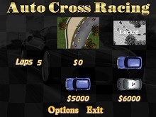 画像集#010のサムネイル/レトロ感覚あふれる見下ろし型レーシング「Auto Cross Racing」のデモ版をUp