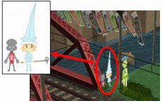 画像集#005のサムネイル/「ダレットワールド」連休中だけ登場するキャラクターを探そう