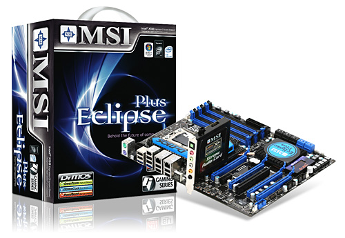 画像集#002のサムネイル/MSI,nForce 200搭載の「スーパーハイエンド」X58マザーボード「Eclipse Plus」を発表。約5万円でフルスペックの3-way SLIに対応