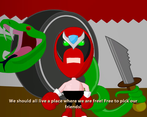 画像集#001のサムネイル/コミカルアドベンチャー「Strong Bad’s Cool Game for Attractive People Episode 2」のデモ版をUp