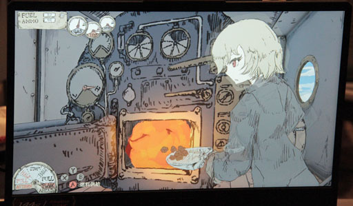 画像ギャラリー No.005のサムネイル画像 / 絵本のような手描き世界の空を旅する「セラフィーヌは空を行く」試遊レポート。慣性操舵と偏差射撃が熱いスチームパンク飛行船ADV［OIGS2026］
