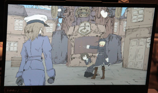 画像ギャラリー No.006のサムネイル画像 / 絵本のような手描き世界の空を旅する「セラフィーヌは空を行く」試遊レポート。慣性操舵と偏差射撃が熱いスチームパンク飛行船ADV［OIGS2026］