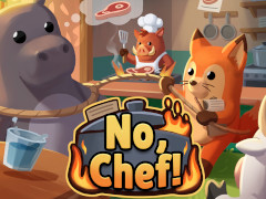 客を縄で捕まえて，窓口で注文を叫べ！ パニックになりそうなレストラン経営マルチプレイゲーム「No, Chef!」，デモ版を配信