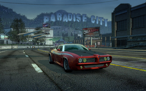 画像集#001のサムネイル/PC版「Burnout Paradise」は,追加要素が盛り込まれ2009年2月に登場