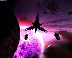 画像集#003のサムネイル/スペースコンバットシム「Dark Horizon」,最新スクリーンショット公開