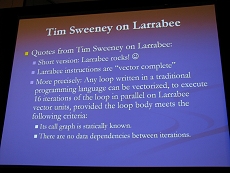 ������#015�Υ���ͥ���/��GDC 2009��30�ϤĤ��˥��եȳ�ȯ�Ը��������ФƤ�����Larrabee��