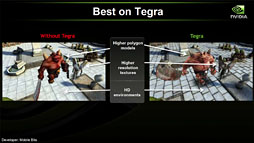 画像集#023のサムネイル/AndroidタブレットでPC版「Skyrim」がプレイ可能に&#033;&#063; ソフトウェアの拡充と新機能で攻める「Tegra 3」