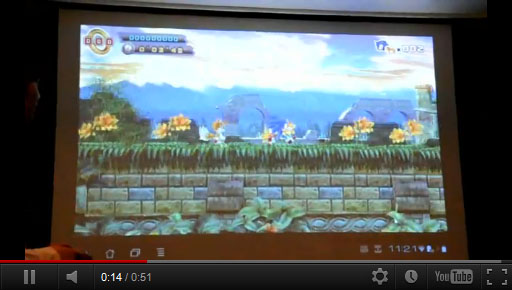 Tegra 3֥åȾưSONIC THE HEDGEHOG 4 Episode II