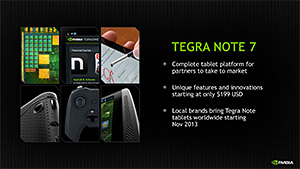 画像集#003のサムネイル/NVIDIA，Tegra 4搭載の7インチAndroidタブレット「Tegra Note 7」を発表。その特徴を写真とムービーでチェックしてみた