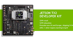 画像ギャラリー No.003のサムネイル画像 / NVIDIA,Pascal世代の新SoC「Tegra X2」を採用する組み込み向け開発キット「Jetson TX2」発表