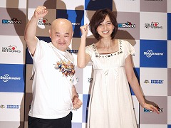 画像集#031のサムネイル/価格で勝負な新オンラインゲームポータル「55Shock!」の記者発表会に,加藤夏希さんも登場