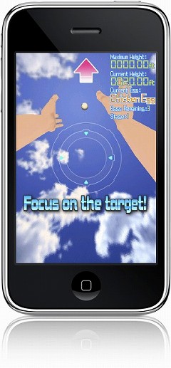 画像集#001のサムネイル/空からタマゴが!? iPhone/iPod touch用「Catch The Egg」配信