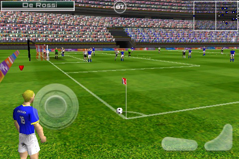 画像集#001のサムネイル/［iPhone］リプレイも楽しい！　内容充実のサッカーゲーム「X2 Football 2009」