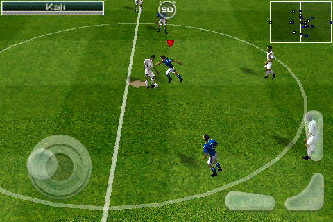 画像集#003のサムネイル/［iPhone］リプレイも楽しい！　内容充実のサッカーゲーム「X2 Football 2009」