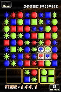 ���������꡼ No.002�Υ���ͥ������ / ��iPhone�ϥ�ΥХ��ȡ�����ѥ����Match Match Shapes�פ�ȯ��