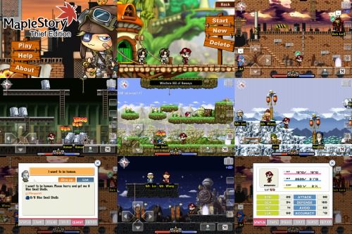 画像ギャラリー No.001のサムネイル画像 / iPhone向け「メイプルストーリー 盗賊篇」が海外で配信スタート