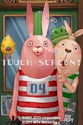 画像集#012のサムネイル/ウサギの囚人たちをコミカルに描くiPhoneアプリ「USAVICH JUMP！」登場