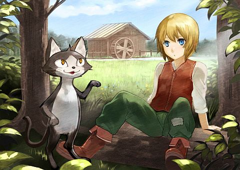 画像ギャラリー No.002のサムネイル画像 / iOS版「放課後の紙芝居部」，友達を招待すれば「長靴をはいた猫」が遊べる
