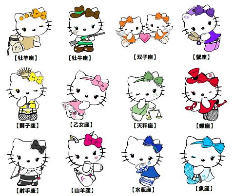 Iphone用 Hello Kitty Zodiac Reversi が配信 小悪魔キティが12種登場