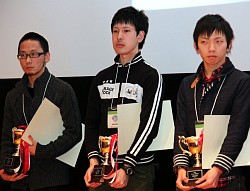 画像集#020のサムネイル/アマチュアプログラマーの祭典「leapfest 2012」が開催。9leapプロジェクトの表彰式や，遠藤雅伸氏がゲーム開発の重要ポイントを披露するセッションも